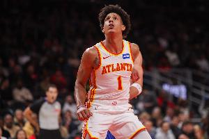 鹰王崛起！杰伦·约翰逊13中9拿下25分10板7助1断 正负值+21