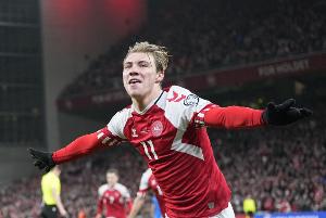 霍伊伦缺席今天凌晨丹麦的世预赛，迪马济奥：只是流感并无大碍