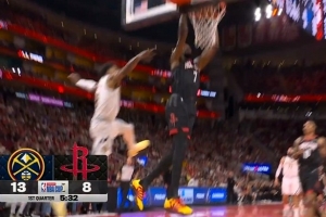 眼疾手快！杜兰特断球反击直接暴扣