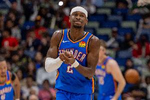 夸张！SGA近5场场均轰35.6分6助 三项命中率高达60.2/57.9/84.6%