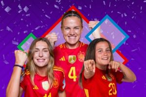 恭喜西班牙3-0德国卫冕女足欧国联冠军，两届赛事全部夺冠