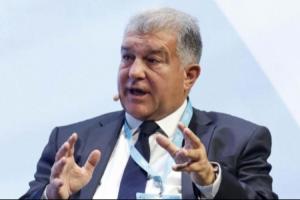 拉波尔塔：梅西是巴萨和足球的GOAT 对他的致敬必须选择正确时机