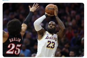 这也行美媒：詹姆斯在美国的得分上双纪录延续到1276场