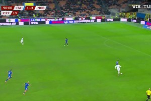 最后时刻锦上添花！拉尔森长途奔袭破门得手，挪威4-1意大利