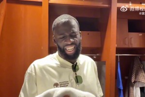 追梦-格林回应跟球迷对峙：他一直说我娘们唧唧的