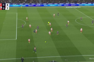 【集锦】西甲-拉菲尼亚建功奥尔默破门+造点 巴萨3-1逆转马