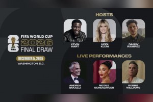 看世界杯决赛抽签仪式的阵容，网友：赶快别让美国举办了