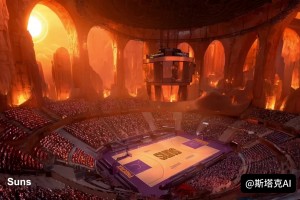 有点意思~用AI对所有NBA球馆进行主题重建！这效果炸裂啊！
