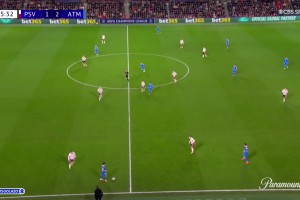 传射建功！瑟尔洛特头球破门，马竞扩大比分3-1埃因霍温！