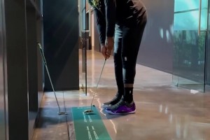 湖人队的推杆大比！吧友们觉得谁的水平高呢？