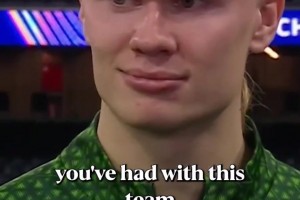 哈兰德知道女主持是阿森纳球迷后感慨：那她大概不喜欢我吧~